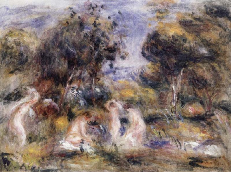 Pierre Renoir The Bathers china oil painting image